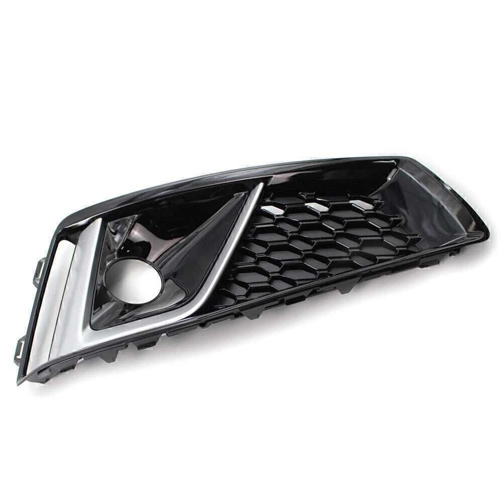 Right Fog Light Cover Grille for Audi A4 B9 S4 (2018–2020)