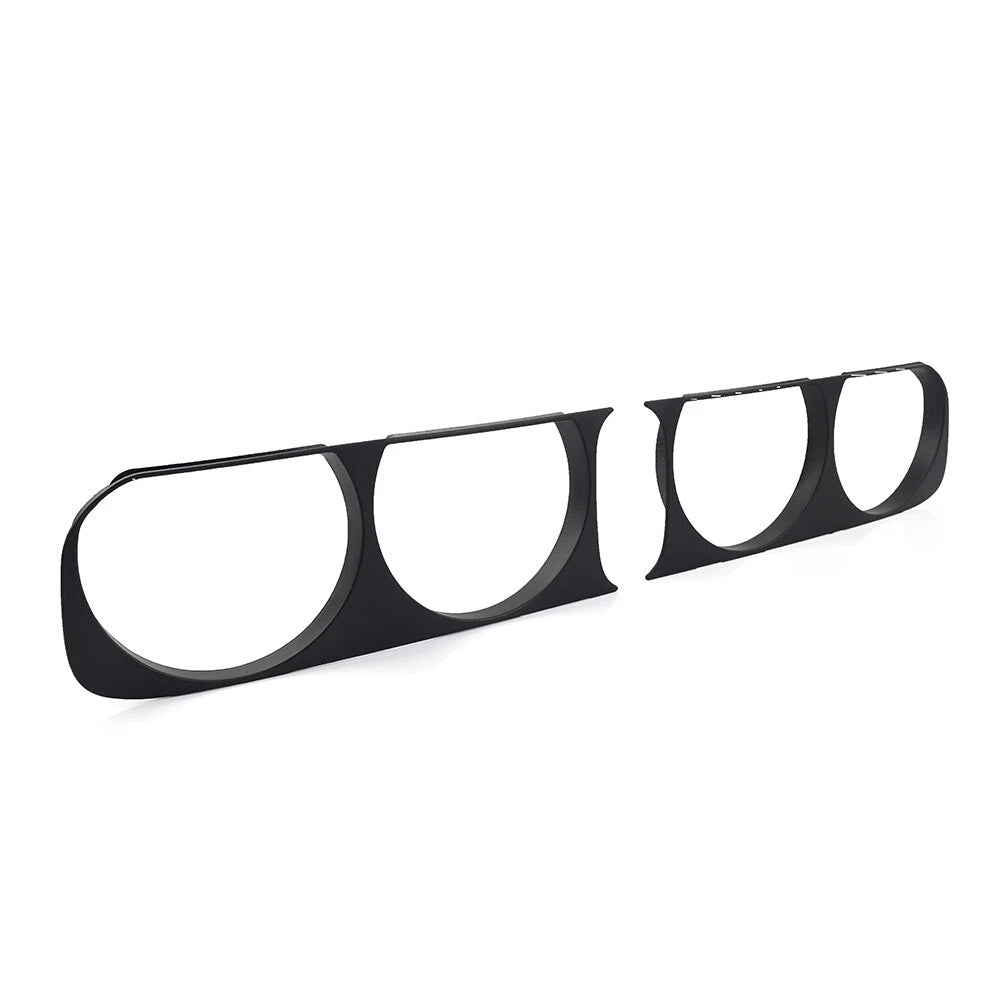 Matte Black Headlight Bezel Trim for Dodge Challenger (2008–2014)