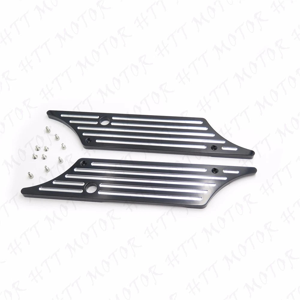 Edge Cut Saddlebag Latch Cover Kit for Harley Touring Electra Glide (2014–2023)