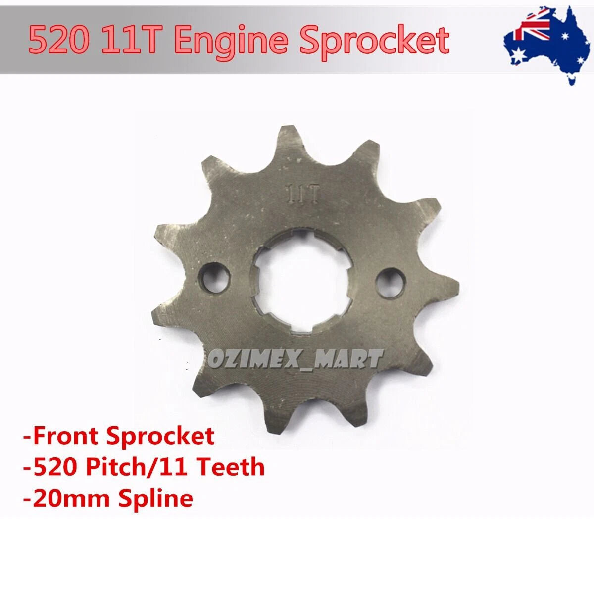 11T Front Sprocket 520 for Honda CR125 XL200 XR200