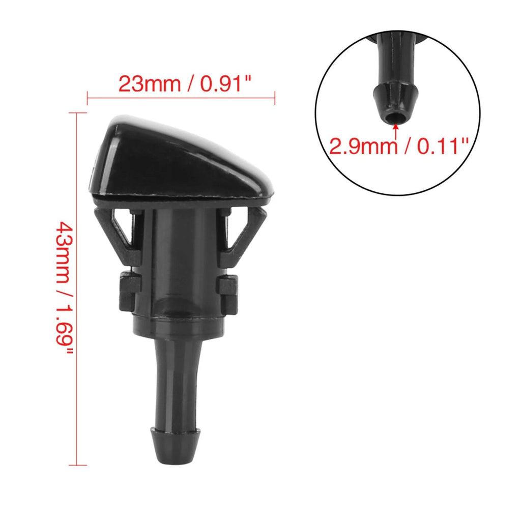Windshield Washer Nozzle Front Set (2pcs) for Dodge Charger (2015–2023)