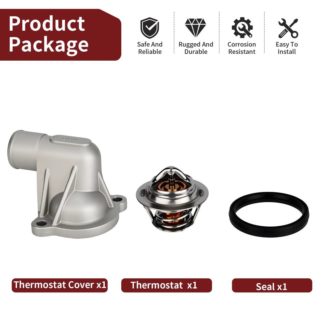 Thermostat Cover & Thermostat w/Seal for Polaris Sportsman Scrambler 850 1000 (2014–2023)