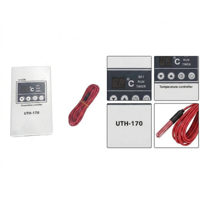 Touchscreen Thermostat for Sauna (5-60C Temperature Range)