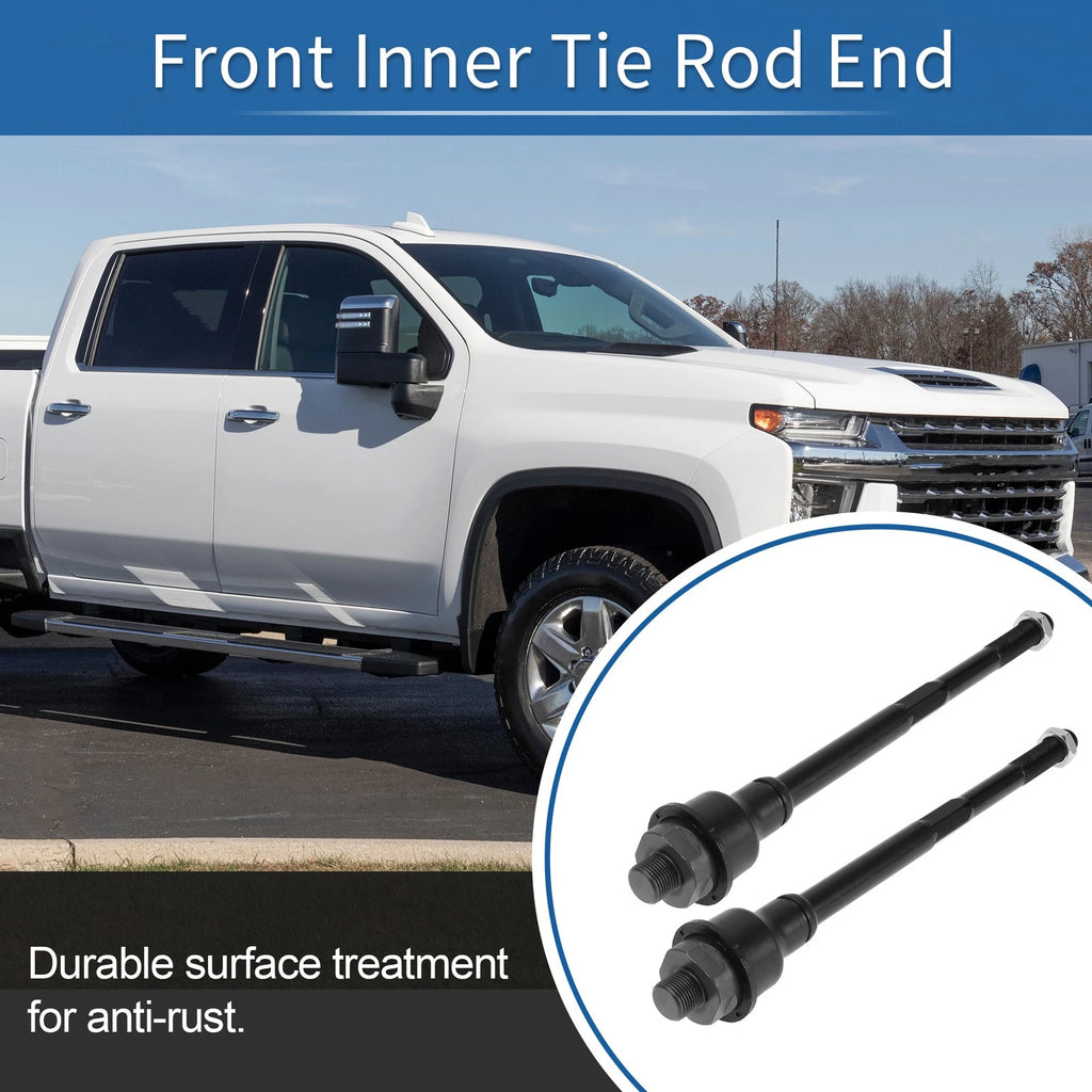 2pcs Front Inner Tie Rod End Links for Chevrolet Silverado 2500 HD (2011-2019)