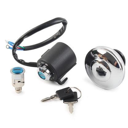 Ignition Switch Lock Gas Cap Cylinder for Harley Sportster 883 (1995–2003)