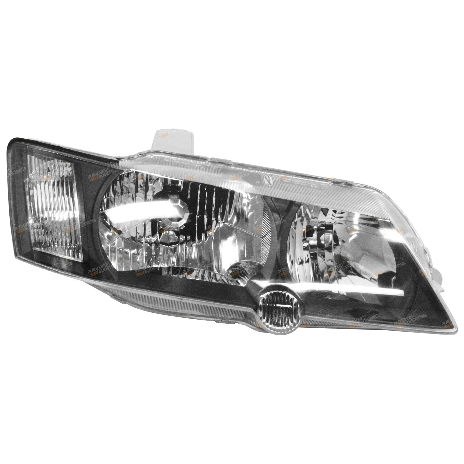 Headlights Black Pair LH+RH for Holden Commodore VY (2002–2004)