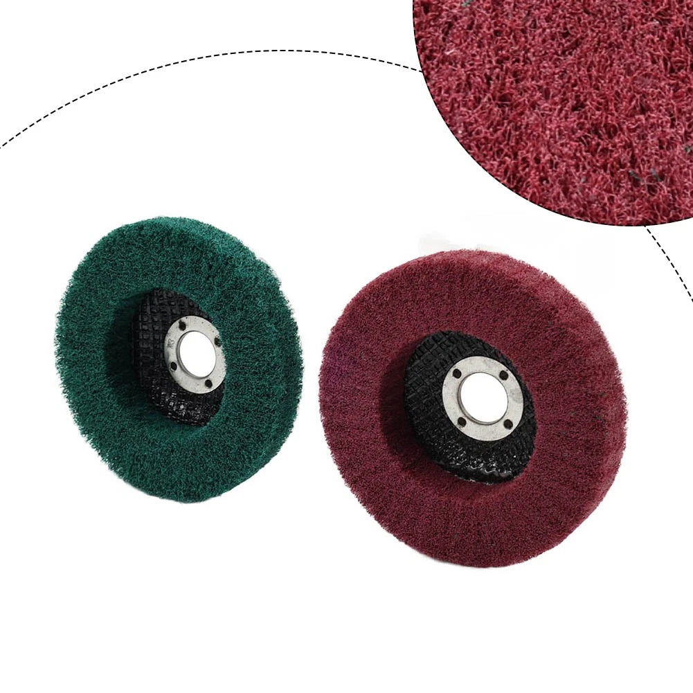 100mm Nylon Fiber Flap Buffing Wheel for Angle Grinder