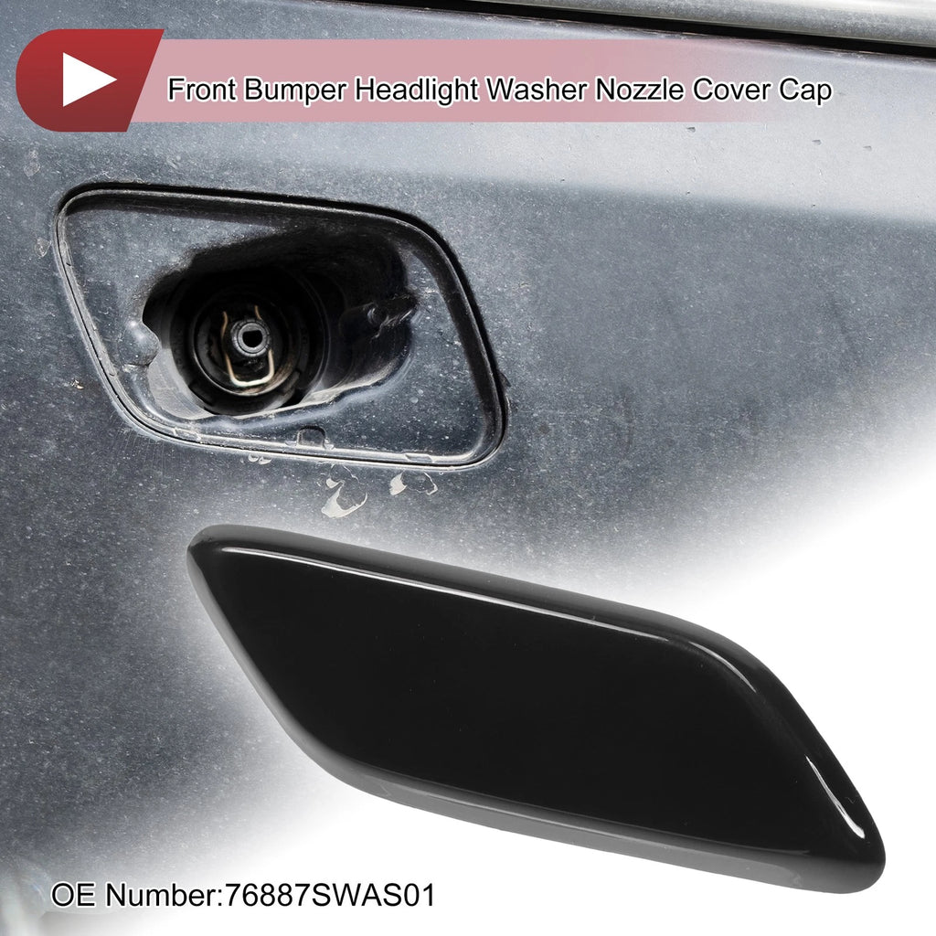 Washer Nozzle Cover Cap Front Right for Honda CR-V (2009–2011) Black