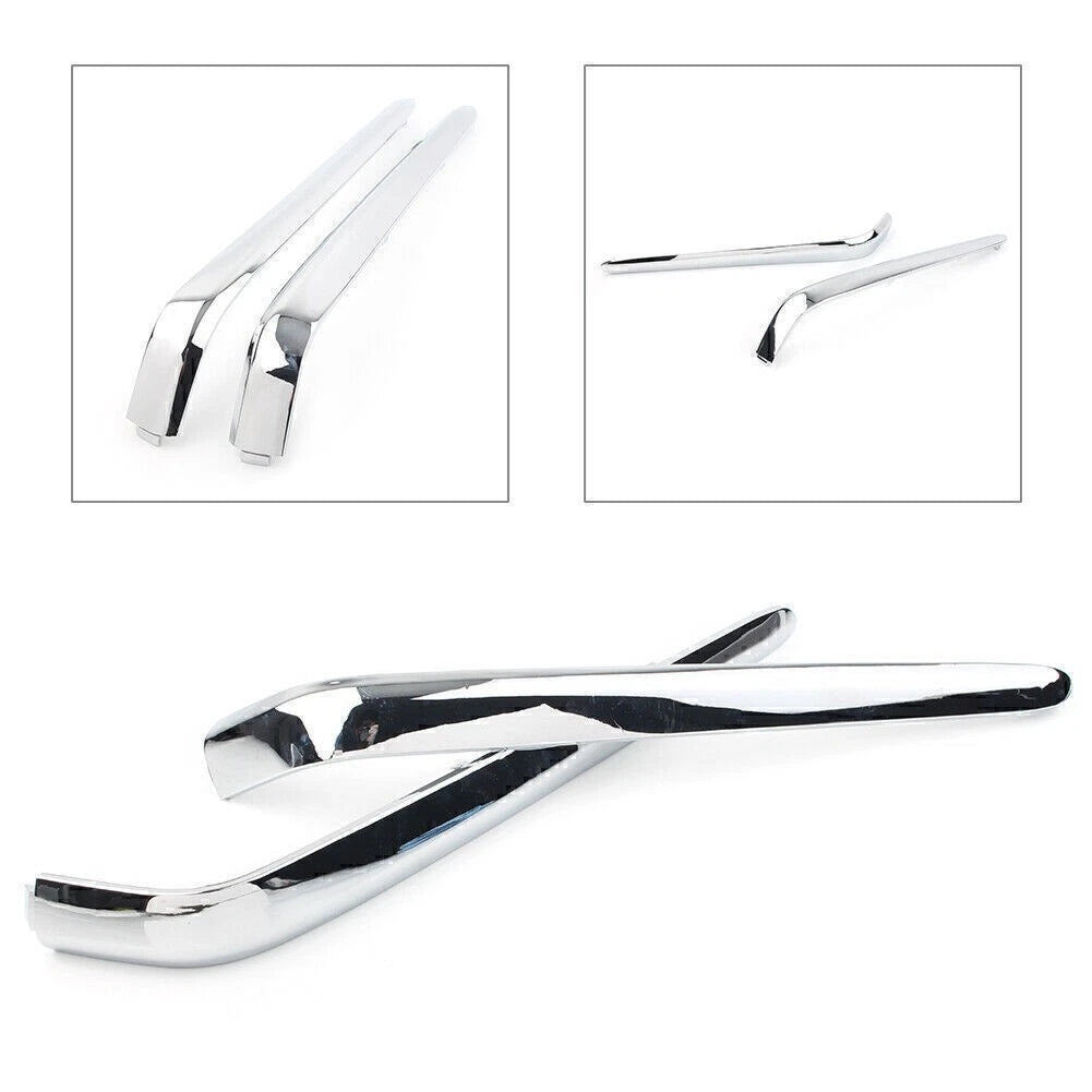2pcs Chrome Trunk Saddlebag Moulding for Honda Goldwing GL1800 (2001–2011)