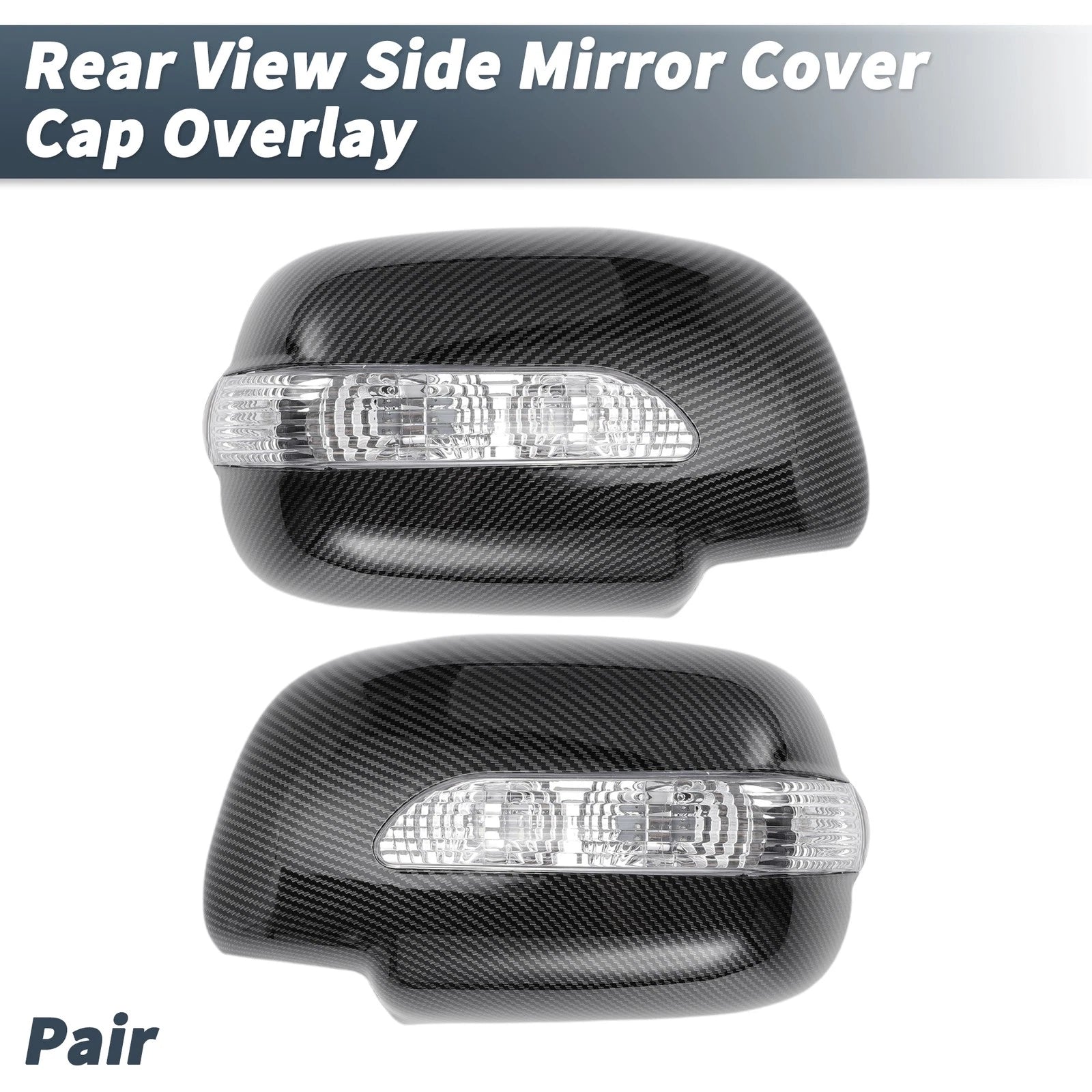 Rearview Mirror Cover Overlay Replacement for Lexus RX330 (2004–2008)