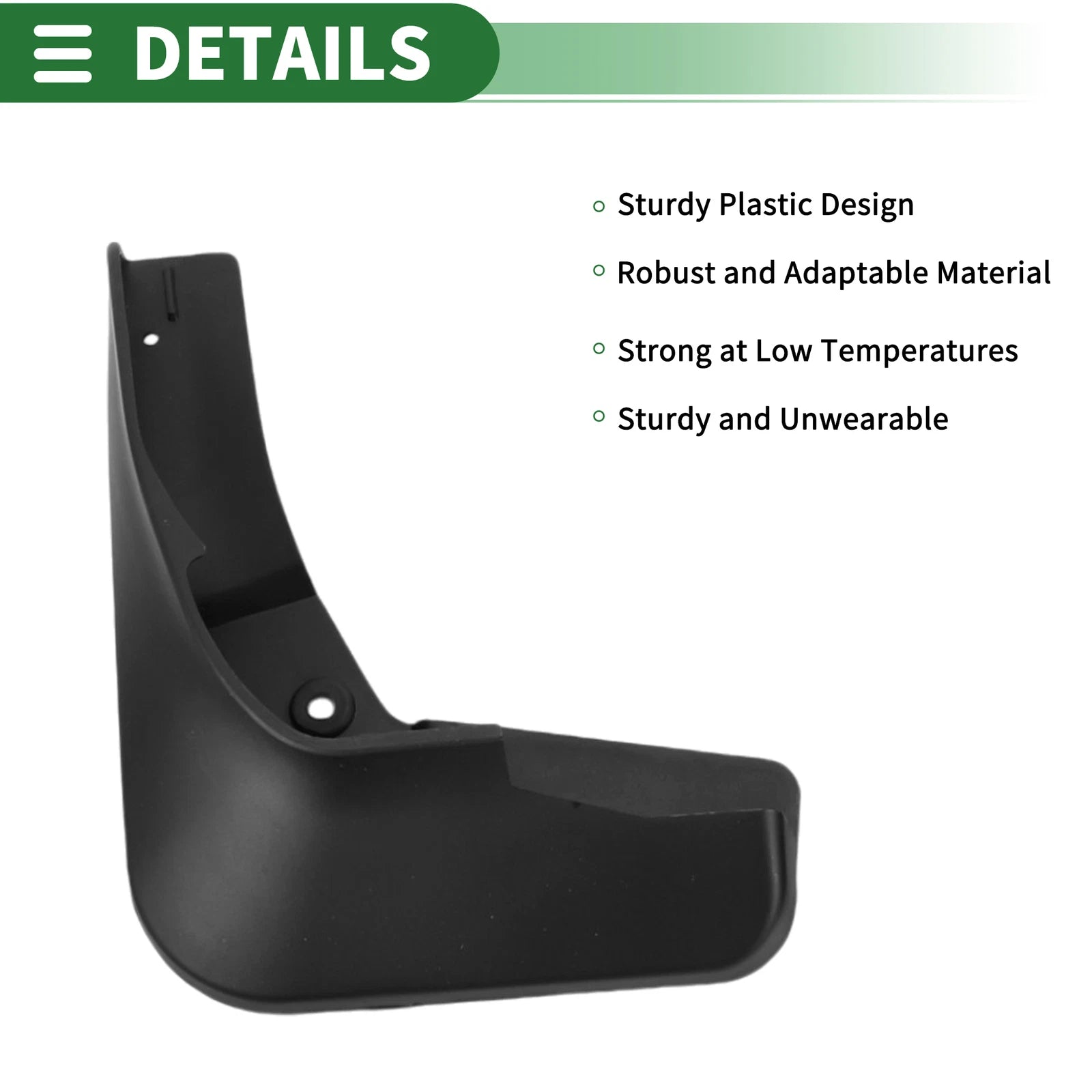 Mud Flaps Splash Guards for Chevrolet Malibu XL (2016–2019) W/ Mounts