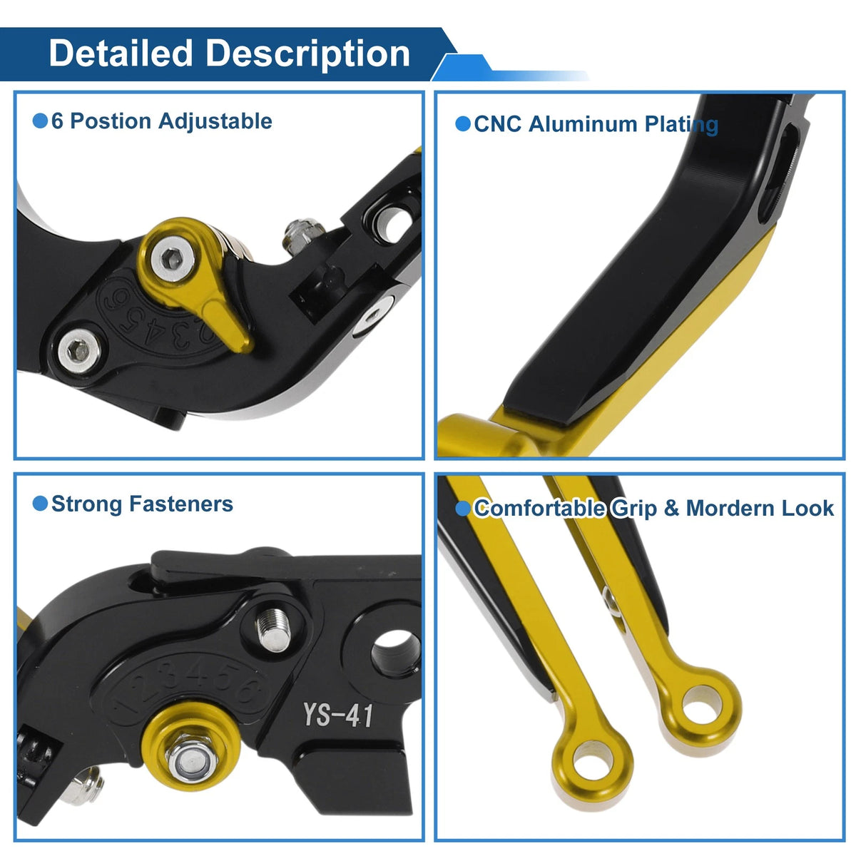 Adjustable Brake Clutch Lever for Suzuki GSXR150 (2017–2020)