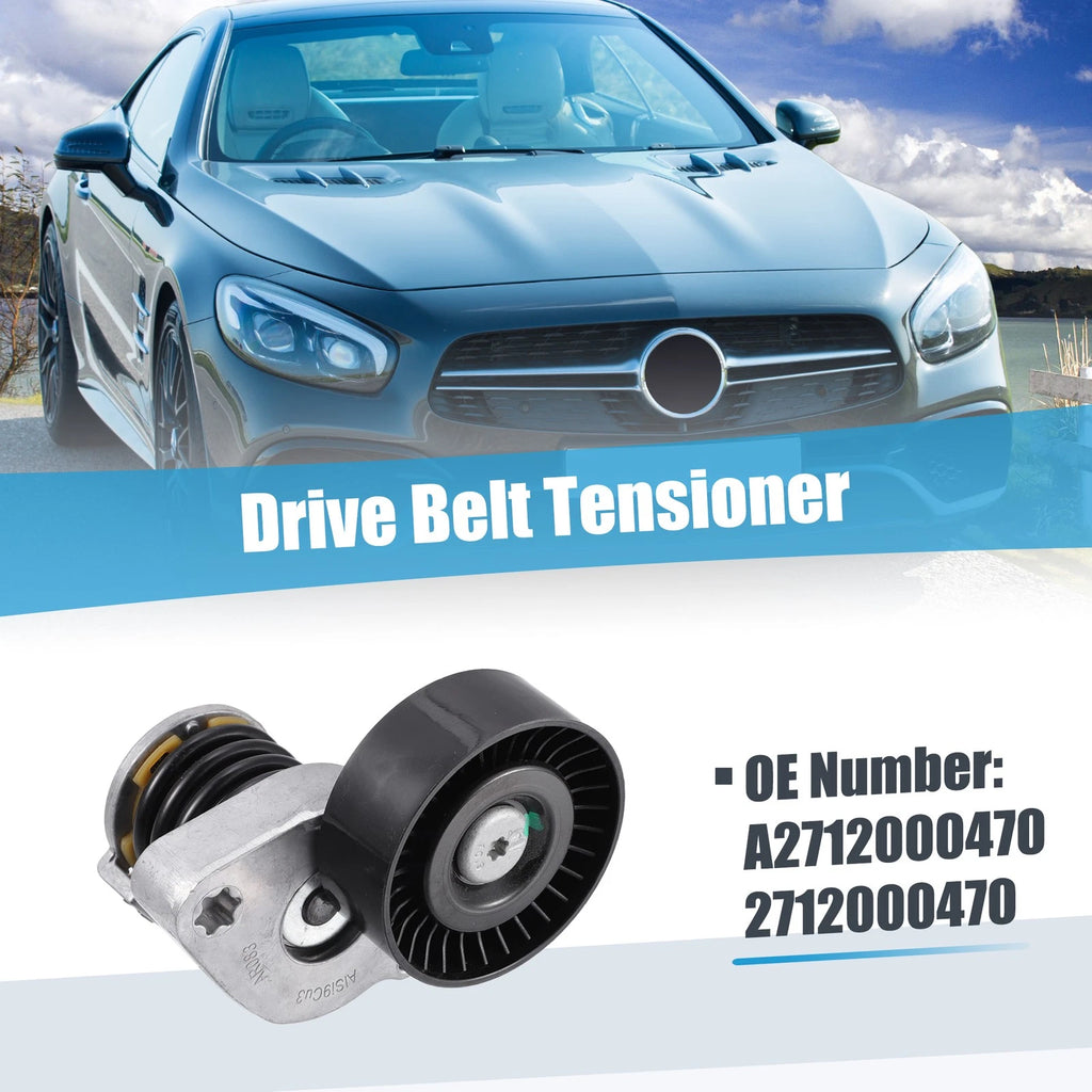 Belt Tensioner Pulley Assembly Replacement for Mercedes-Benz C250 (2012–2015)