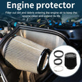 High Flow Engine Air Filter with Clamp & 2 Reducing Rings for
