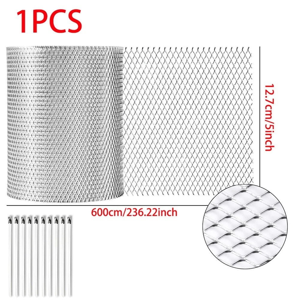 6m Aluminum Gutter Guard Roll with 10 Fixing Clips
