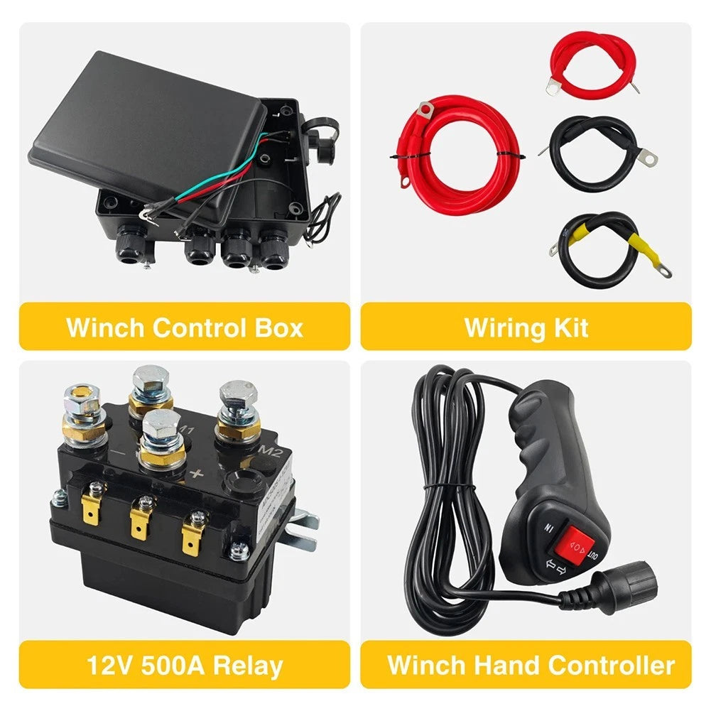 12V 500A Heavy Duty Winch Relay System for Off-Road Vehicles