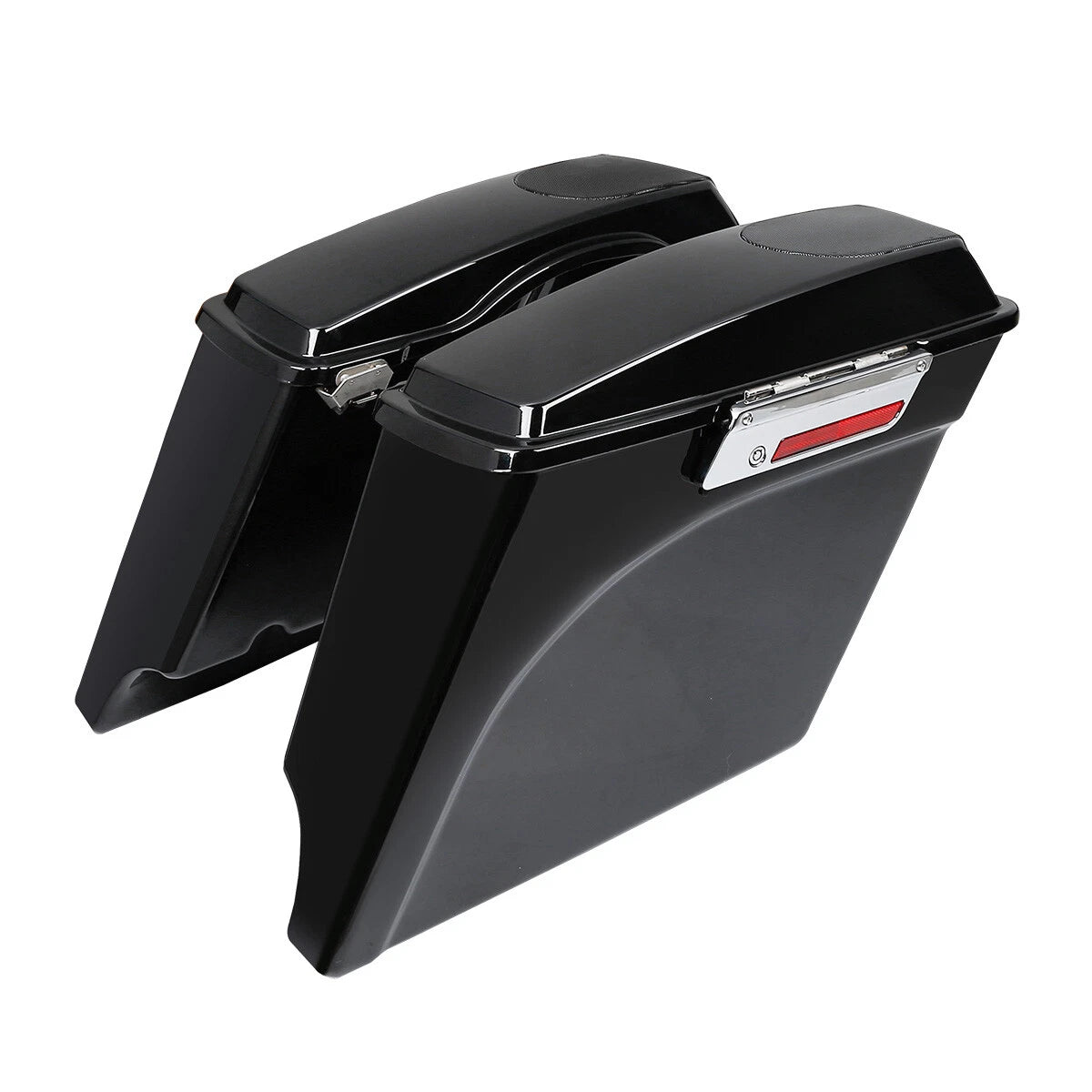 Stretched Saddlebags Speaker Lids Bracket for Harley Softail (1984–2017)
