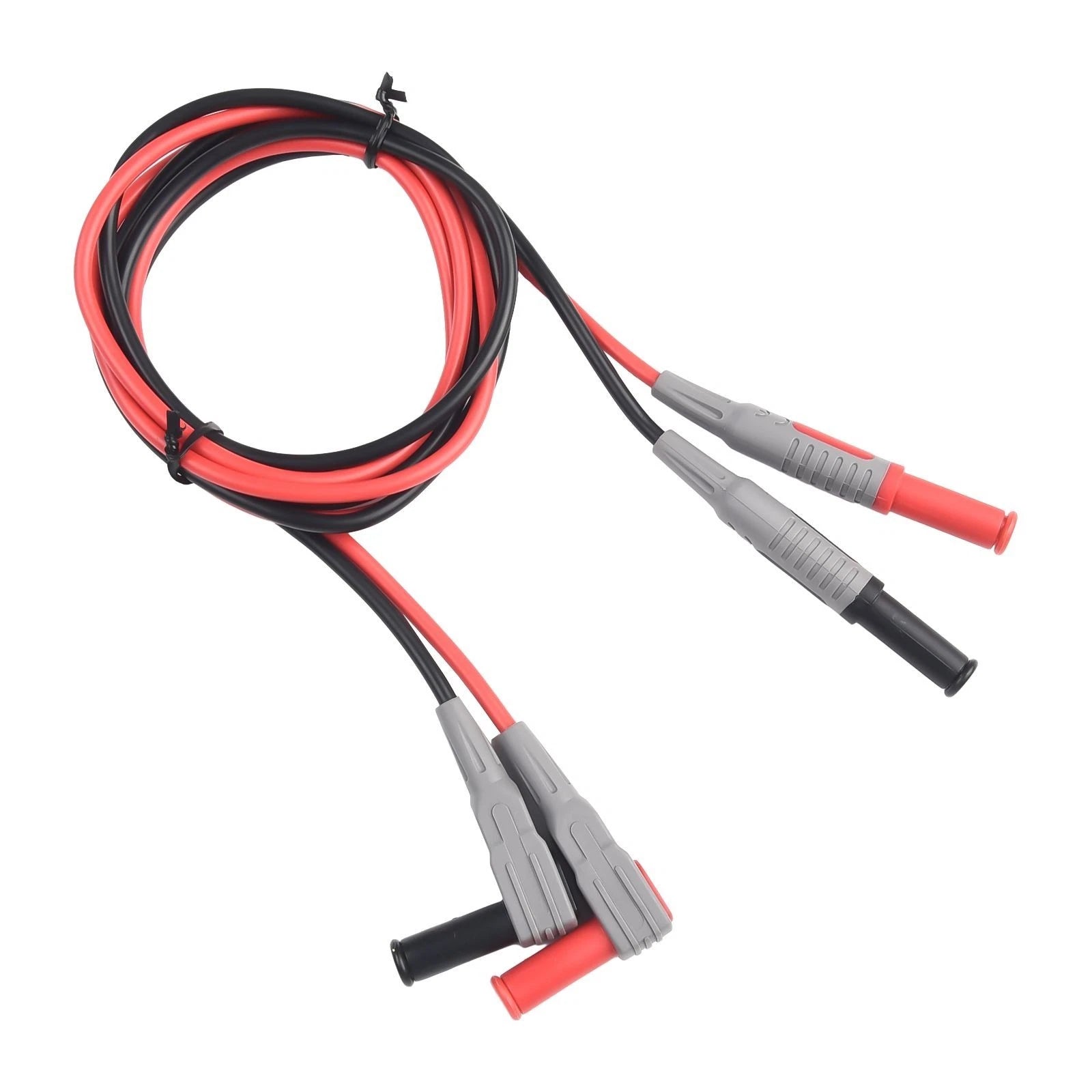 2X Multimeter Test Cable 90 Degree to Straight 1M Length