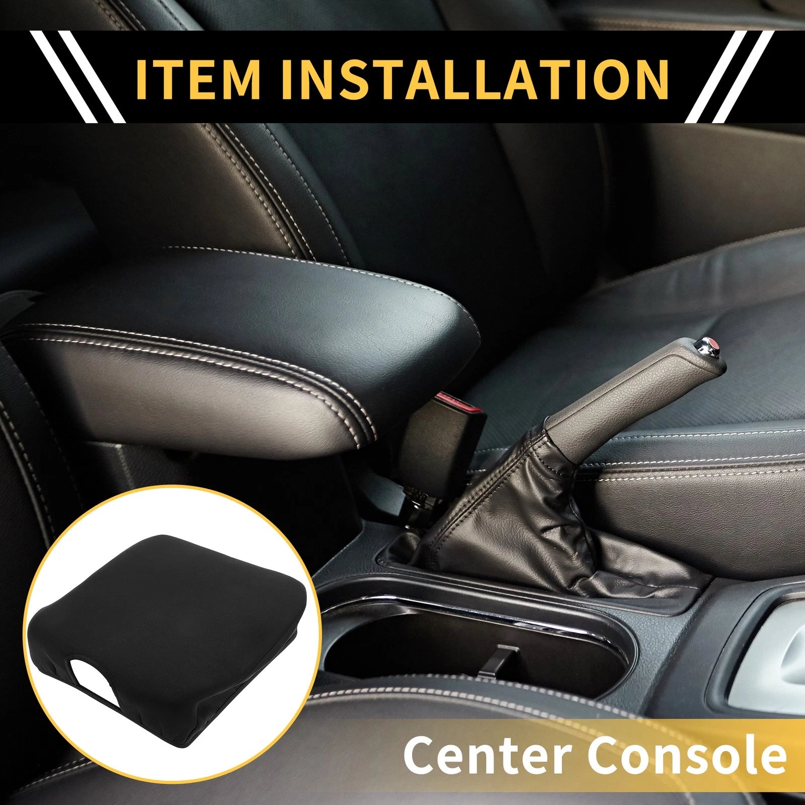 Center Console Lid Armrest Cover Replacement for Dodge Ram (2009–2024)