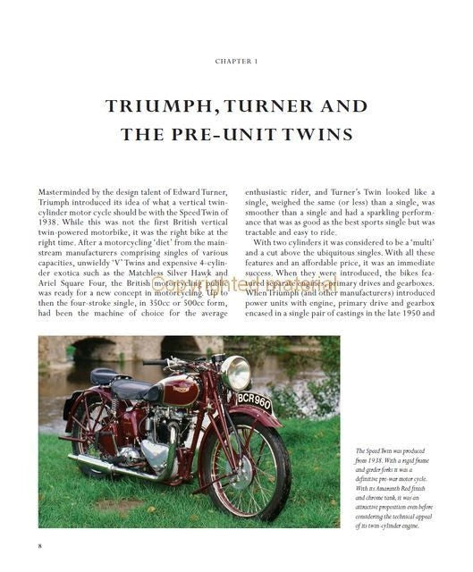 Triumph Pre-Unit Twins Book for Triumph (1938–1962)