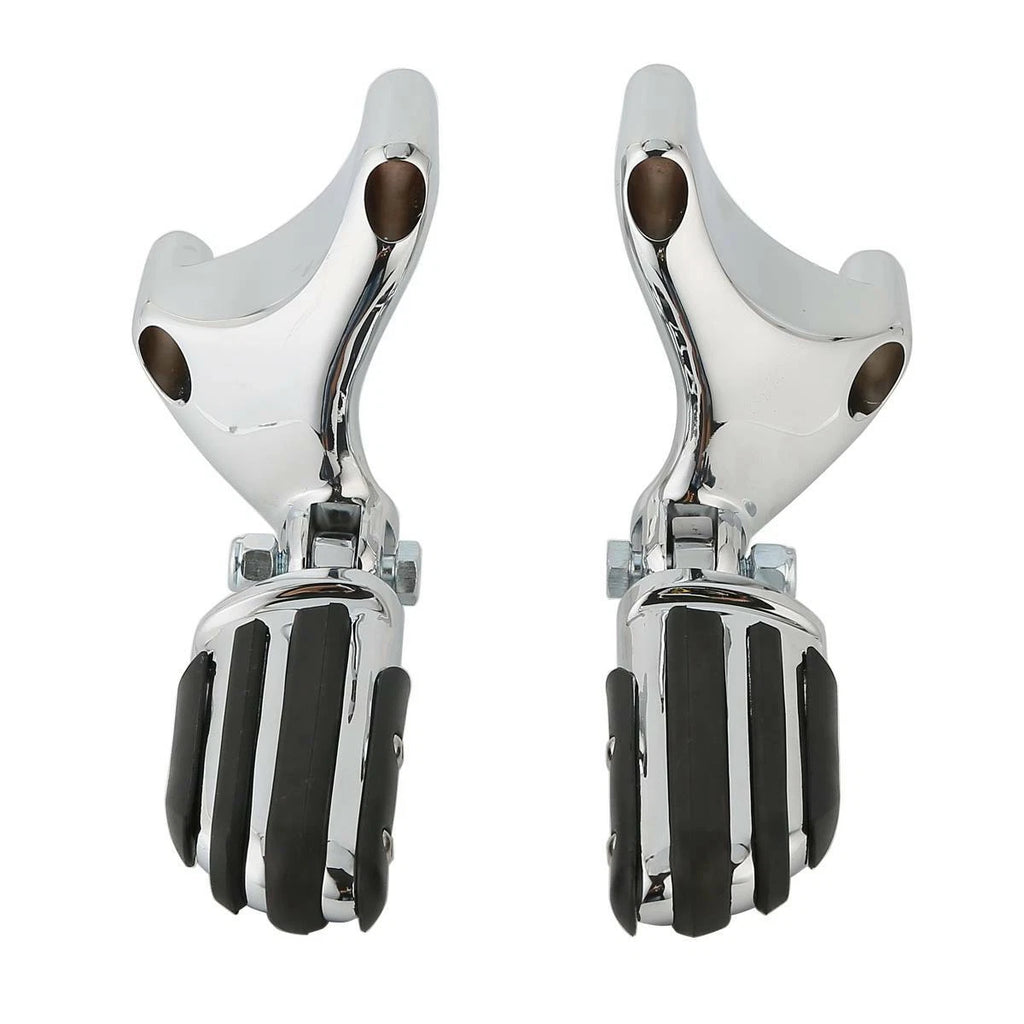 Chrome Passenger Footpeg Mount Bracket for Harley Sportster (2004–2013)