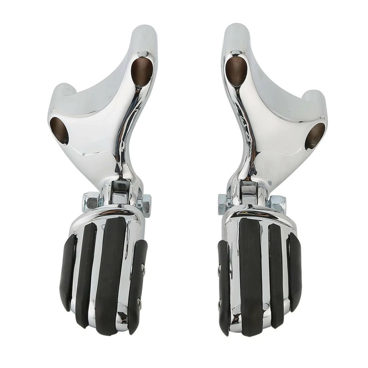 Chrome Passenger Footpeg Mount Bracket for Harley Sportster (2004–2013)