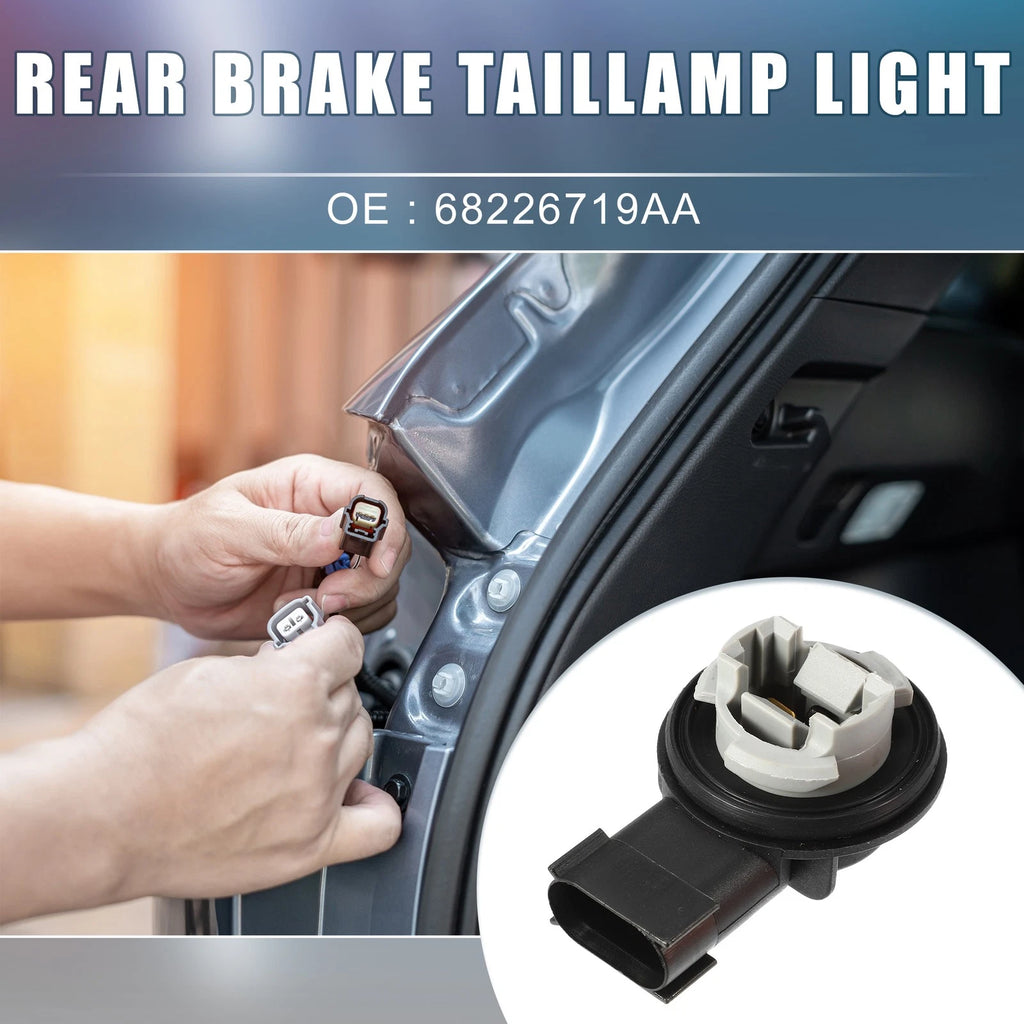 Rear Brake Taillight Bulb Sockets Replacement for Dodge Ram 1500 (2009–2018)