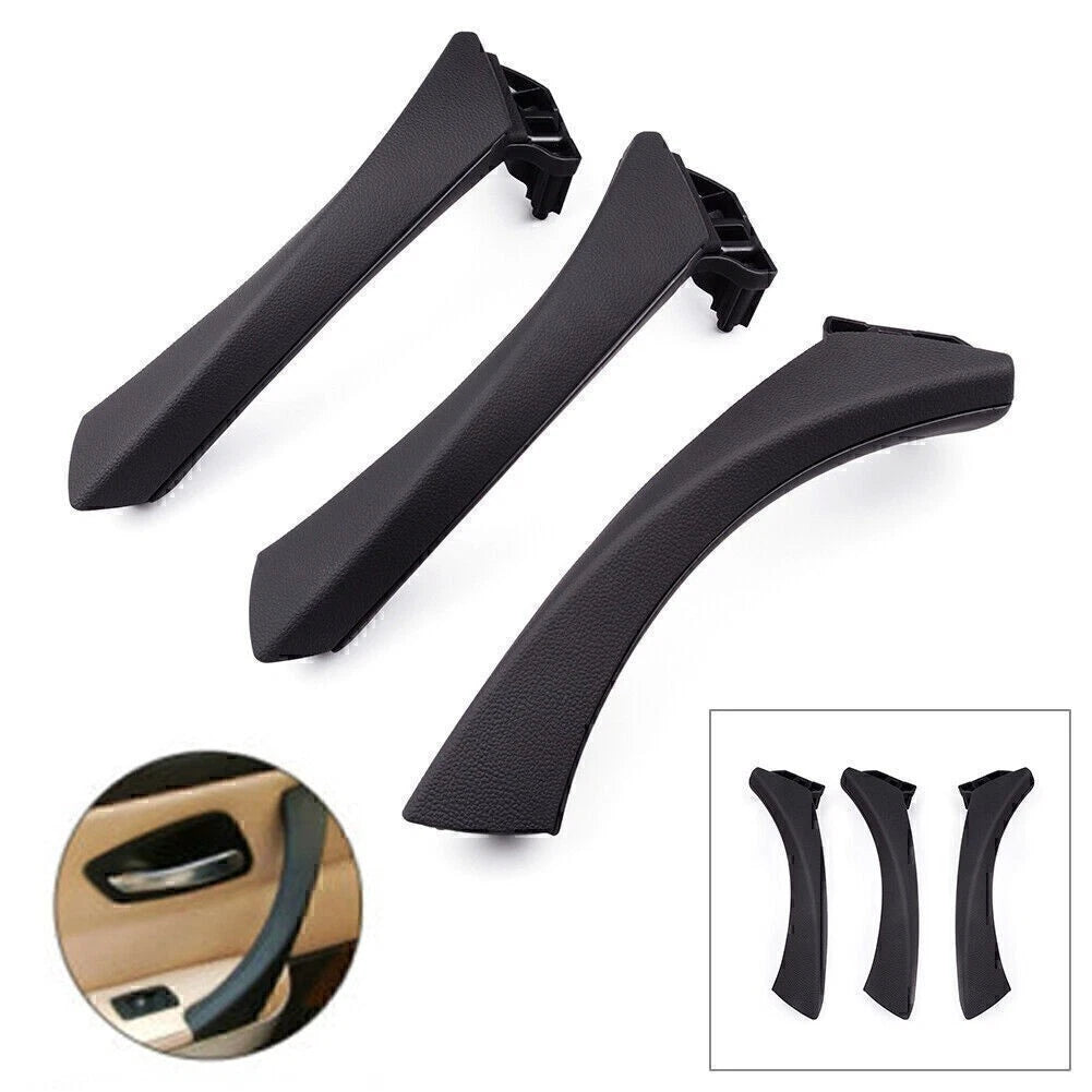3X Door Inner Panel Handle Pull Trim Cover for BMW E90 3-Series (2006–2013)