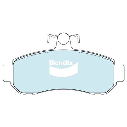 Set of 4 Bendix GCT Front Disc Brake Pads for Mitsubishi Verada (1991–1999)