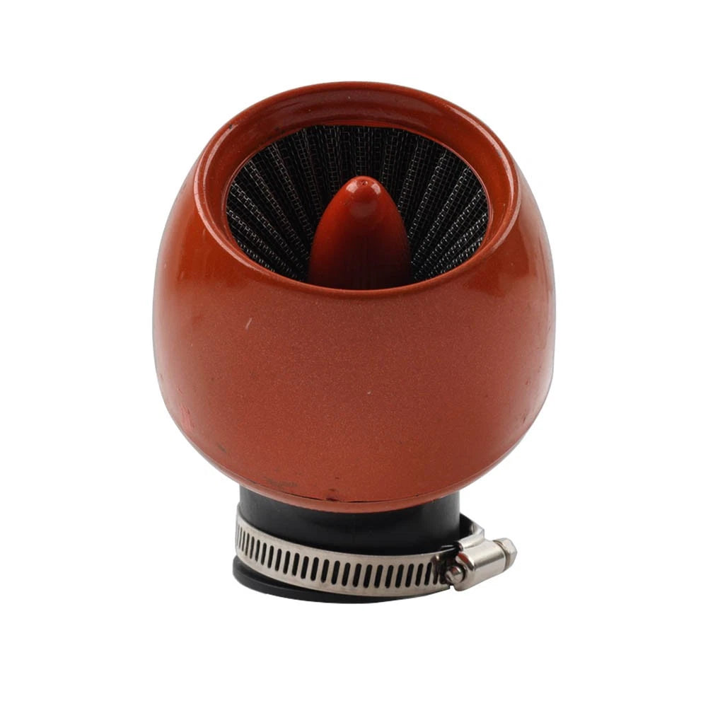 Air Intake Filter Cone Pod for Universal ATV Scooter (28MM/35MM/42MM/48MM) Orange
