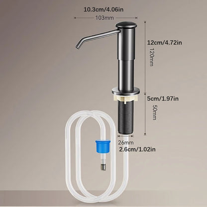 Sink Soap Dispenser Extension Tube Kit for Kitchen Sink (1PC)