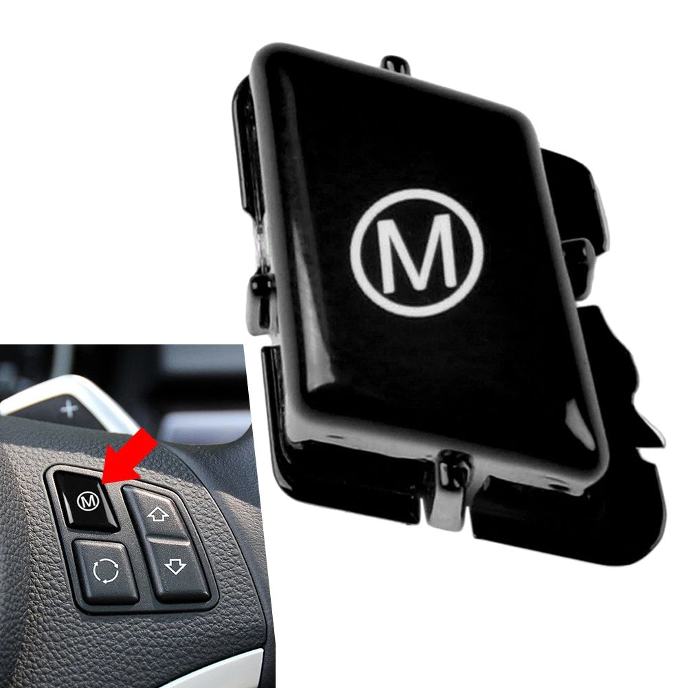 Steering Wheel Push Button Cover for BMW M3 E90 E92 E93 (2007–2013)
