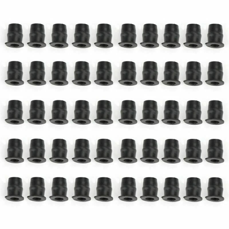 50x Rubber Well Nut 10-32 M5 for Windscreen & Fairing (3/8 Wellnuts)