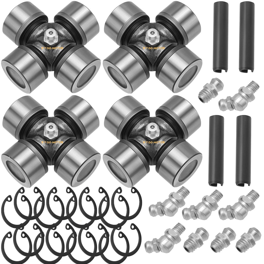 Set of 4 Front Drive Shaft U-Joint 2204320 for Polaris Scrambler Sportsman 850 1000