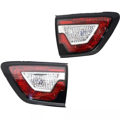 Set of 2 Tail Light Inner Halogen CAPA 16587202 for Chevrolet Traverse (2018–2023)