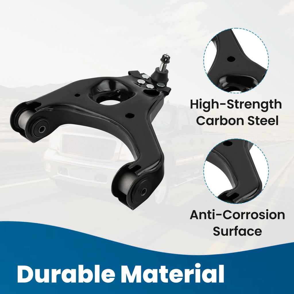 Front Upper & Lower Control Arms Kit for Silverado GMC Sierra 1500 (1999–2006)