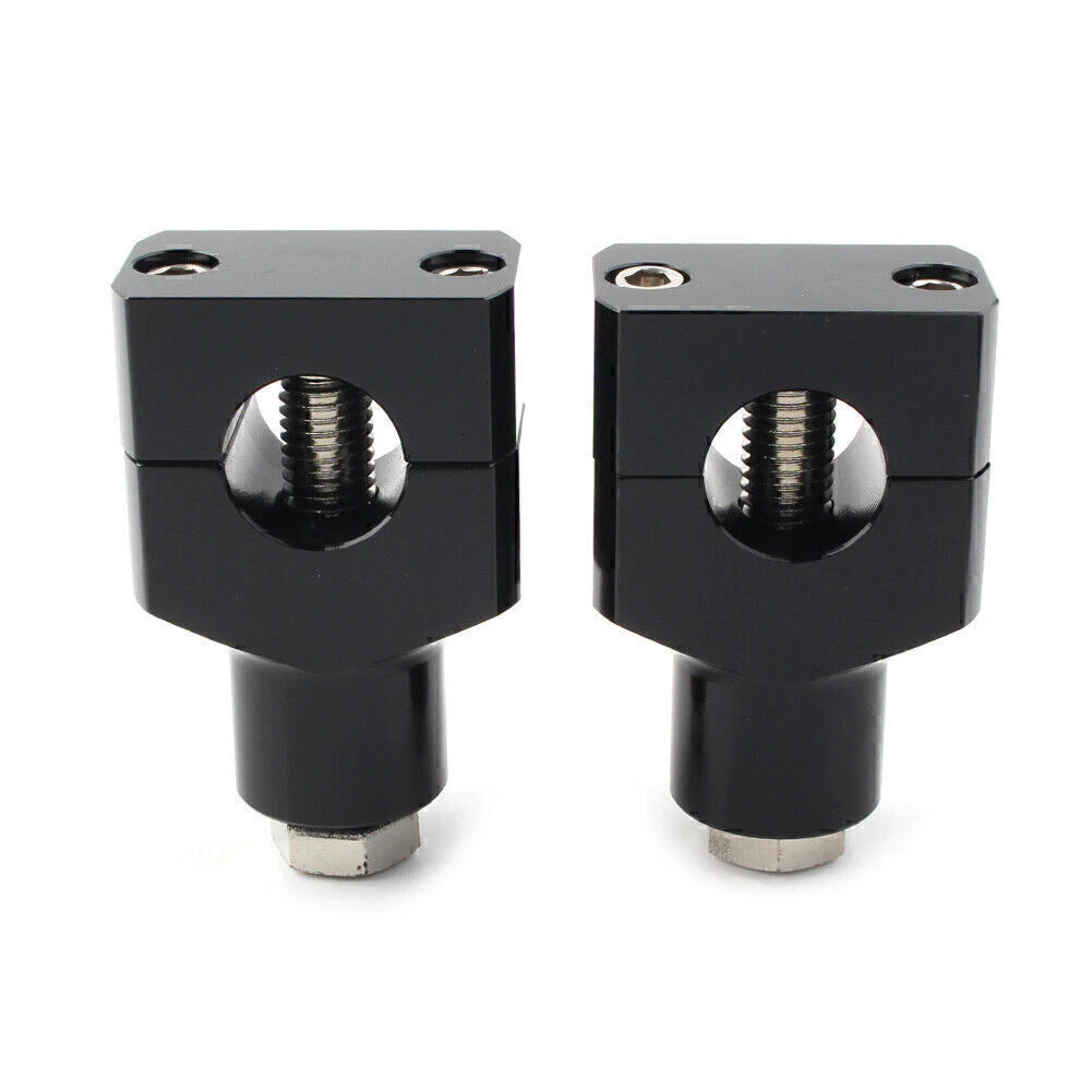 1" Handlebar Adapter Risers Clamp Mounts for Harley Fatboy