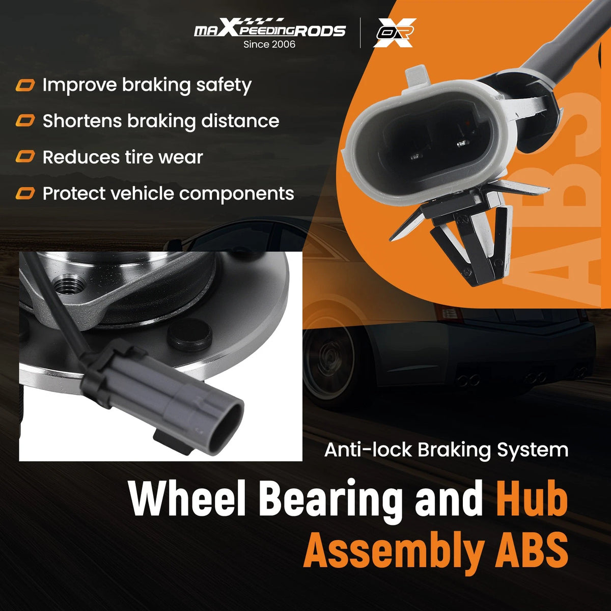 Front Wheel Bearing Hub Assembly 513206 for Pontiac G5 (2007–2010)