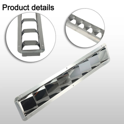 Stainless Steel Louver Air Vent for Marine Applications (Easy Installation)