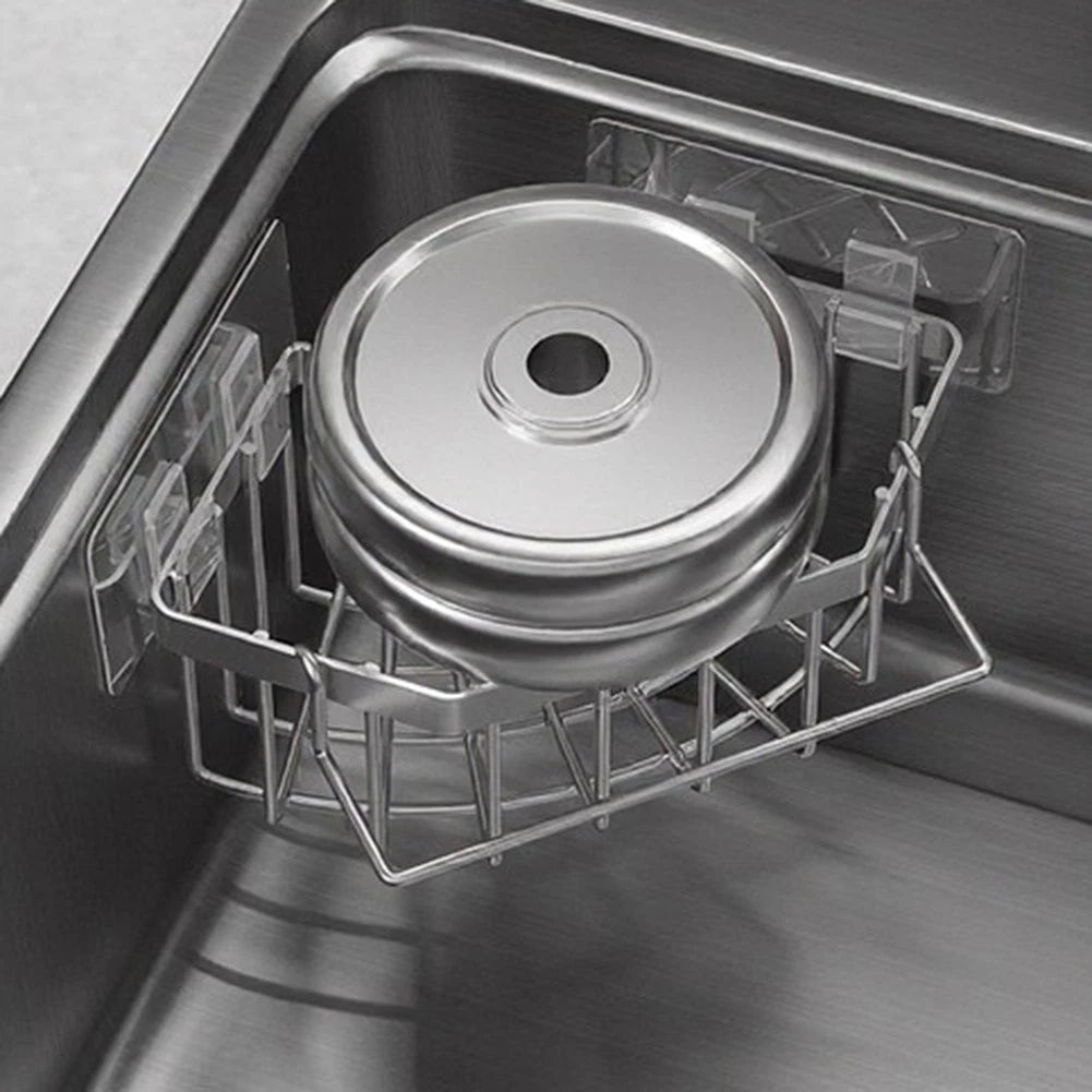 Self-Sticking Corner Shelf for Cleaning Tools (18x18x9cm)