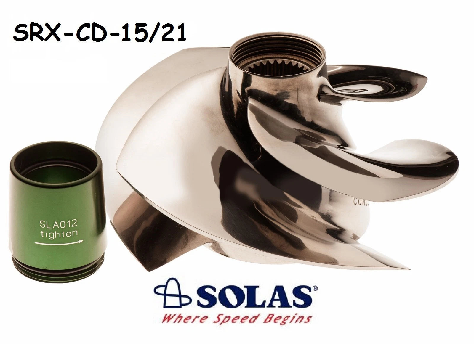 Solas Impeller for Sea Doo RXPX RXTX 255 / RXP RXT GTX Wake 215 (2003–2023)