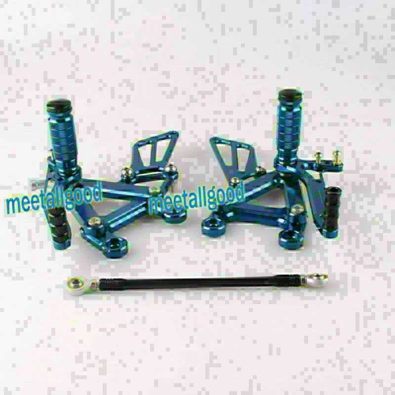 Rear Sets Footrest Pegs for Kawasaki Ninja ZX6R (2003–2004) Blue