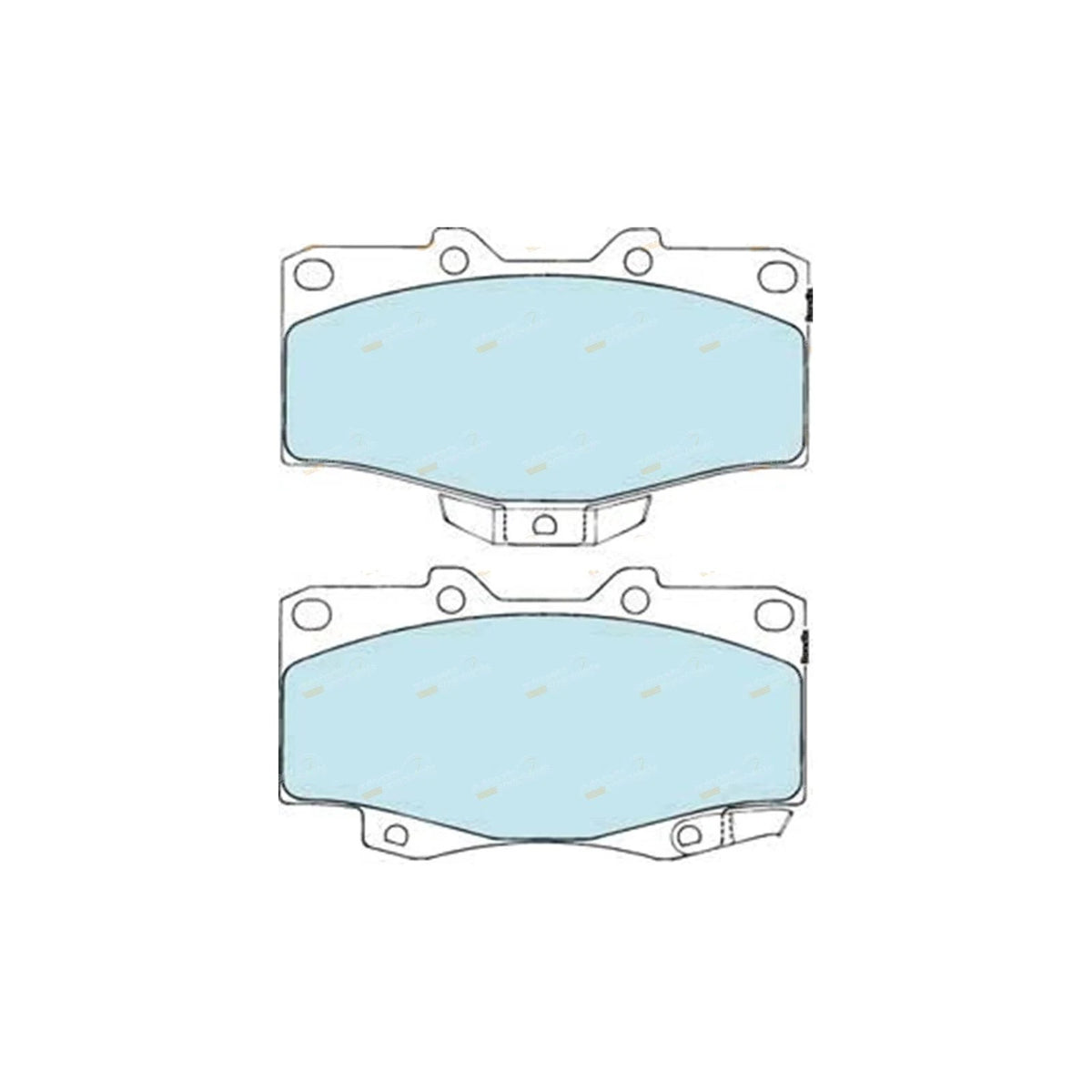 Bendix Front Disc Brake Pads for Hilux KZN165 RZN169 RZN174 VZN167 VZN172
