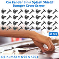 40 Pcs Fender Liner Splash Shield Bumper Cover Screw for Audi A3 (2006–2013)