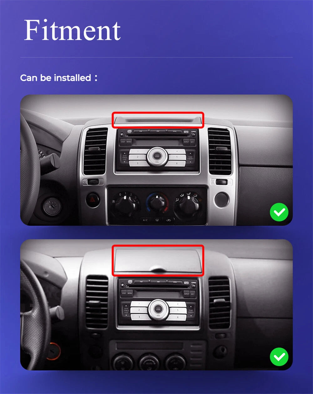 9'' Android 12 Stereo Radio GPS Head Unit for Nissan Navara D40 (2006–2012)