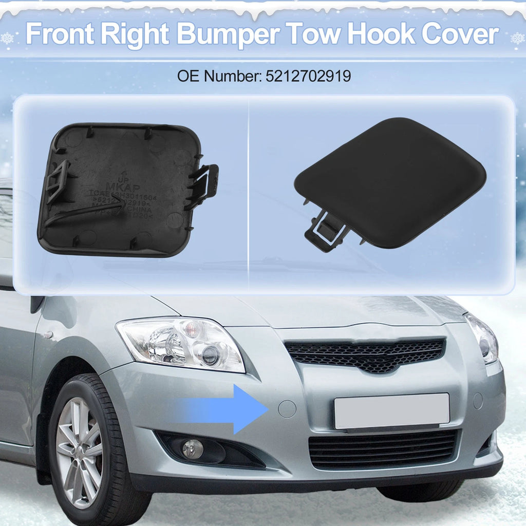 Right Front Tow Hook Cover Cap Replacement for Toyota Highlander (2001–2003)