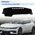 Dash Cover for Kia Sonet (2022–2025) Polyester Black