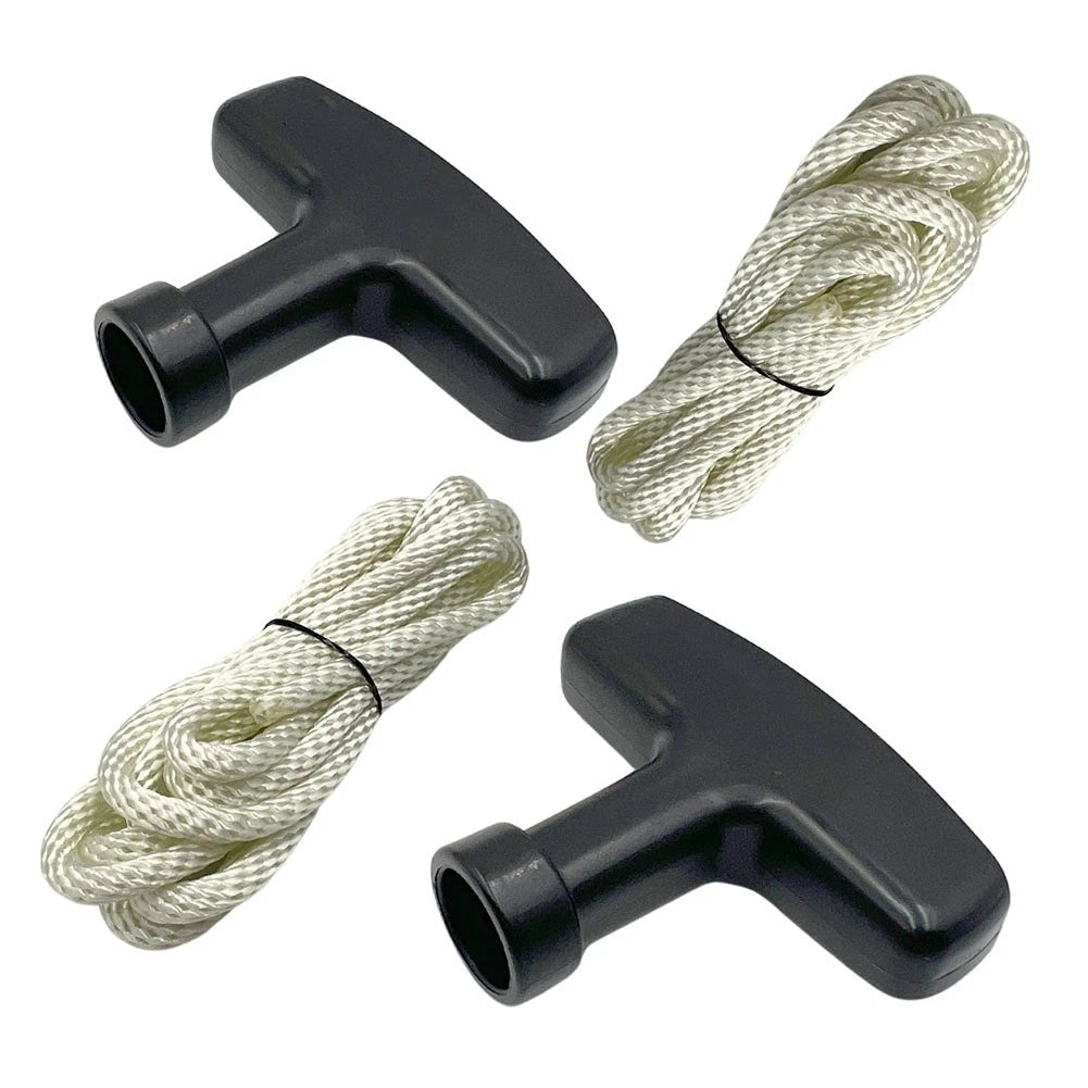 Recoil Starter Rope with Handle for Small Engine Repair (No Tools Required)