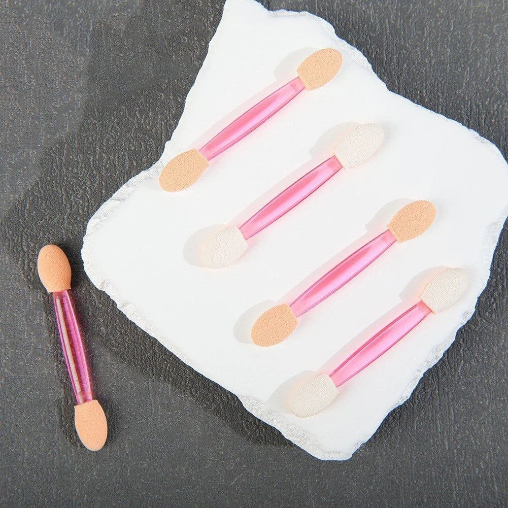 50 Pack Disposable Eyeshadow Brushes for Professional Use