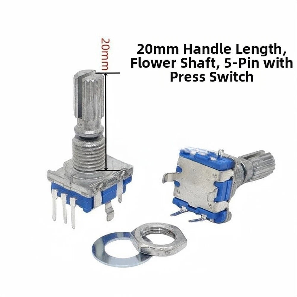 EC11 Potentiometer Encoder for (360 Degree Rotation)